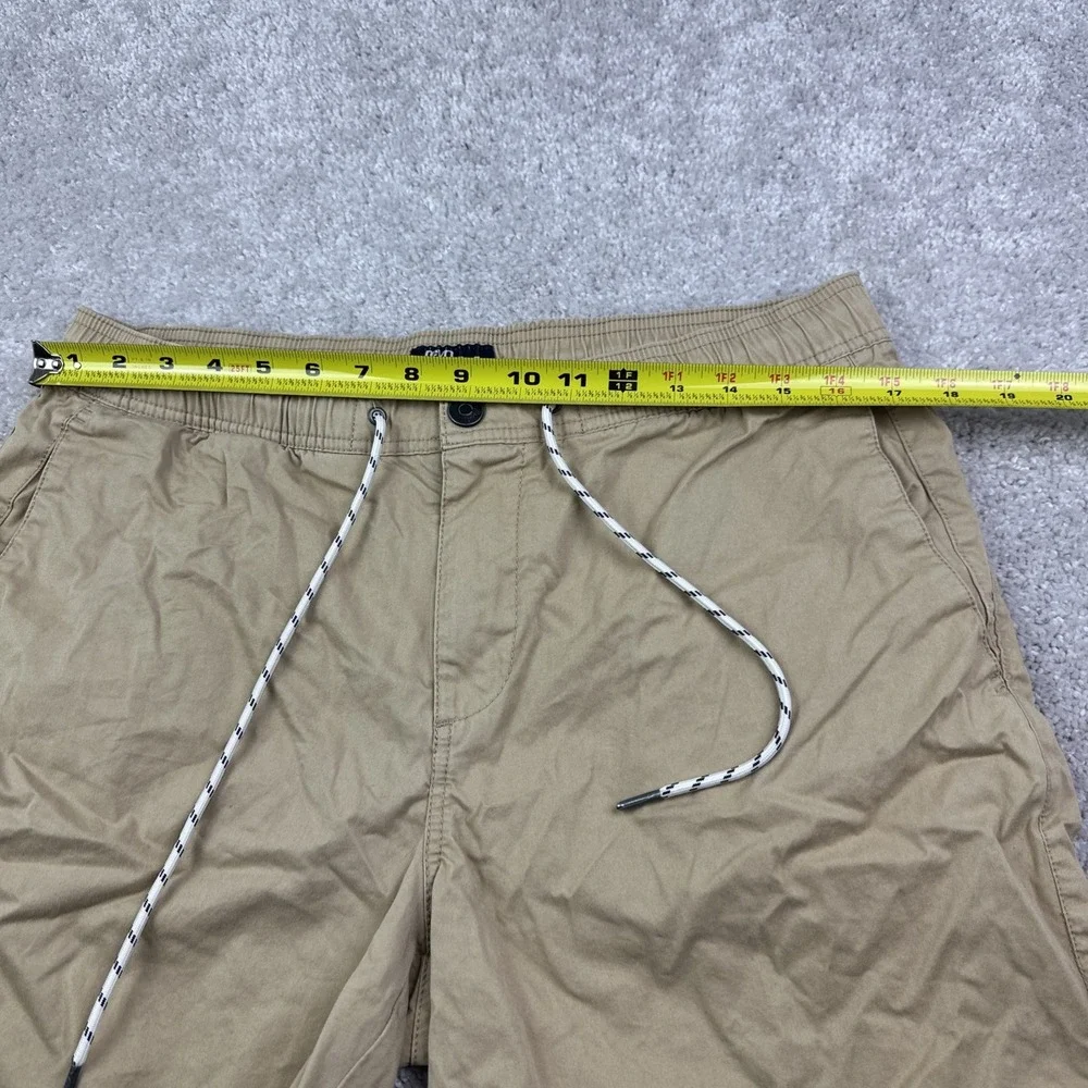 Reyn Spooner Shorts‎ Mens Medium Khaki Beige Chino Drawstring Classic Casual